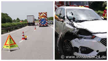 Unfall auf A94 bei Neuötting: Polizei äußert sich zu möglicher Ursache – Folgeunfall zwischen Auto und Lkw