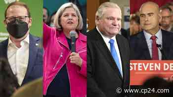 Ontario election 2022: Ford in cottage country, Del Duca in Thunder Bay - CP24 Toronto's Breaking News