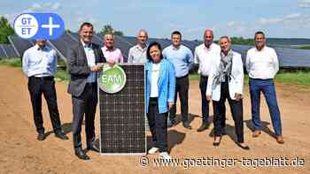 Photovoltaik: Landkreis Northeim und EAM nehmen PV-Anlage in Betrieb - Göttinger Tageblatt
