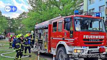 Neuseddin: Anwohner vergisst sein Essen auf dem Herd- Feuerwehr muss im Großaufgebot anrücken - Märkische Allgemeine Zeitung