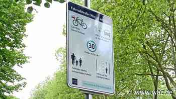 Fahrradstraßen in Essen: Neue Schilder erklären Regeln - WAZ News