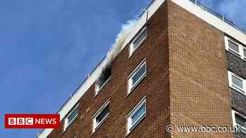 Chadwell St Mary homes evacuated after 13th floor flat fire