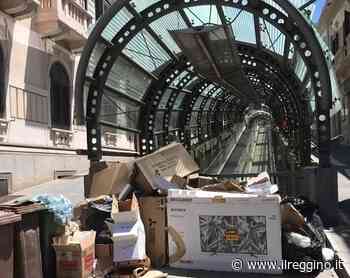 Reggio, il tapis roulant fermo e deposito di rifiuti - Il Reggino