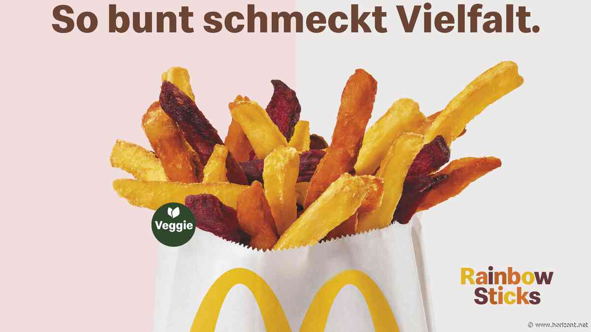 Rainbow Sticks: McDonald's serviert zum Pride Month Süßkartoffeln, Pastinake und Rote Beete