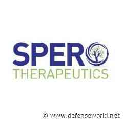 HC Wainwright Lowers Spero Therapeutics (NASDAQ:SPRO) Price Target to $10.00 - Defense World