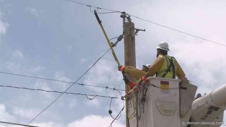 Energy Crews Work To Restore Power After Winter Storm