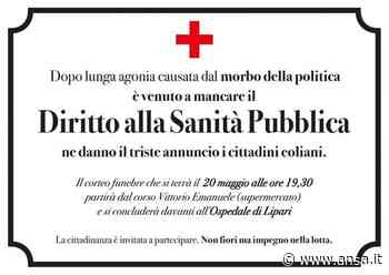 Sanità: domani corteo funebre a Lipari - Agenzia ANSA