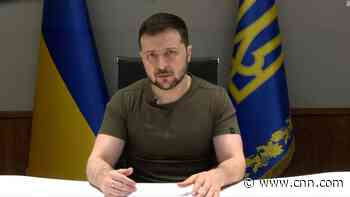 Watch Zelensky speak out on Russia in address