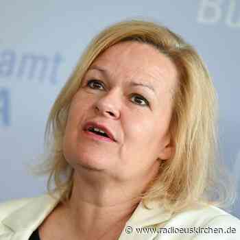 Faeser: «Ich bin mit voller Kraft Innenministerin» - radioeuskirchen.de