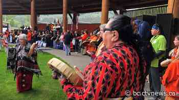 Ceremony opens daylong memorial marking graves detection at site of Canada's largest residential school