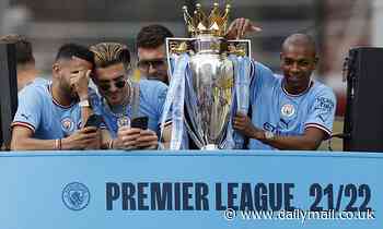 Man City: Thousands of fans watch players celebrate Premier League title in open-top bus parade