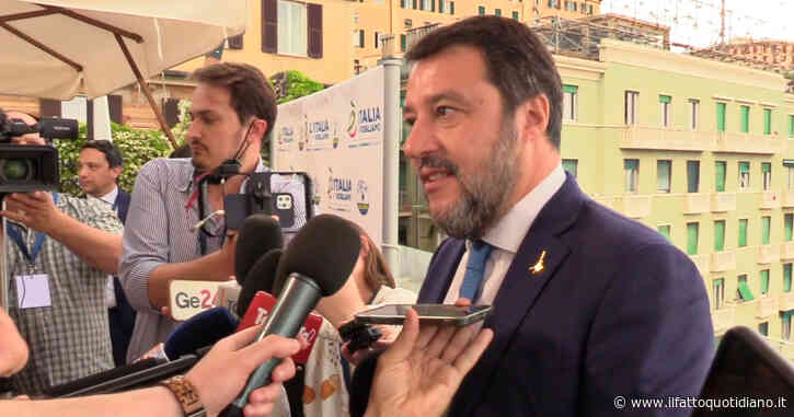 Ucraina, Salvini: “Lega fuori dal governo con l’invio di nuove armi? Conto che non sarà necessario, lavoro per la pace”