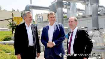 „Wir müssen haushalten“: Markus Söder und Hubert Aiwanger begutachten Unterreiter Erdgasspeicher