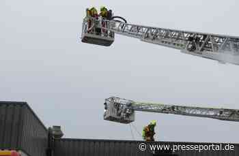 FW-Heiligenhaus: Feuer in einem metallverarbeitenden Betrieb (Meldung 10/2022)