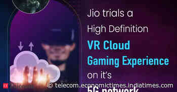 Jio trials HD VR cloud gaming on its homegrown 5G network - ETTelecom