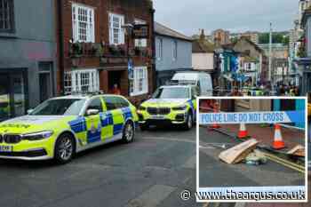 Road blocked after person hit by van in Gloucester Road, Brighton - The Argus
