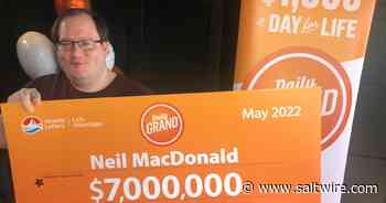 Mount Pearl man retires at 38 after winning $7-million Atlantic Lottery prize - Saltwire
