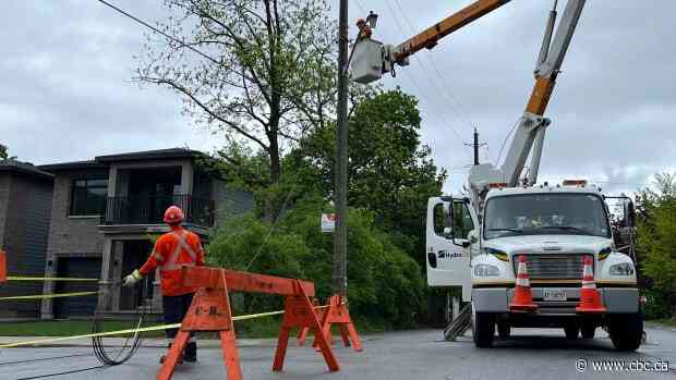 Hydro Ottawa says current outages significantly worse than ice storm, tornadoes - CBC.ca