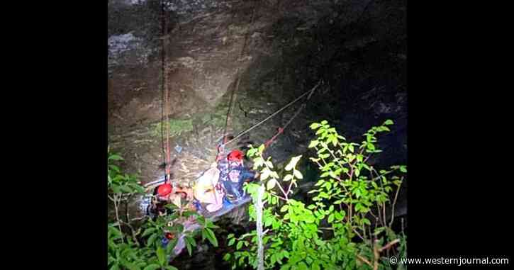 'Absolutely a Miracle': Rescue After Teen Falls Off 50-Foot Waterfall, Gets Wedged Between Rocks