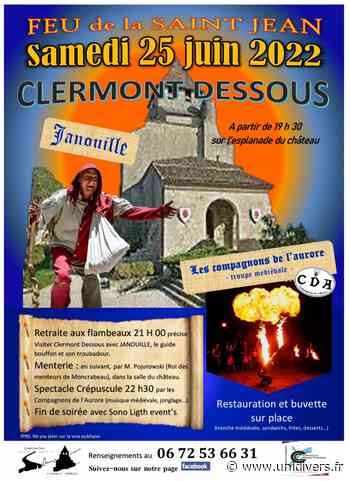 Feu de la Saint-Jean avec Janouille à Clermont-Dessous Clermont-Dessous samedi 25 juin 2022 - Unidivers