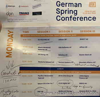 PNE CLIQ Digital Vectron Altech - Chance auf GSConference genutzt. - Nebenwerte Magazin