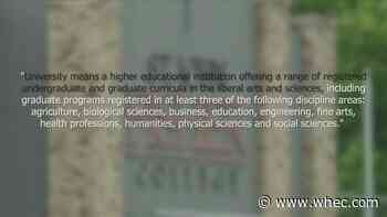 St. John Fisher, Nazareth, Roberts Wesleyan considering change from college to university