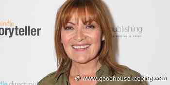 Lorraine Kelly wears beautiful lilac pink printed midi dress - Good Housekeeping