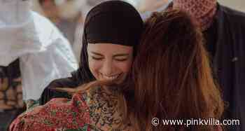 Dia Mirza hugs Fatima Sana Shaikh in BTS PIC from Dhak Dhak sets; Raves about Noida's temperature - PINKVILLA