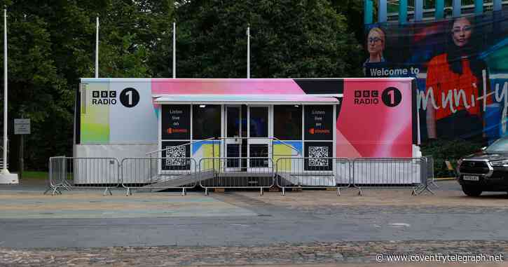 Where BBC Radio 1 has set up home in Coventry city centre ahead of Big Weekend 2022 - Coventry Live