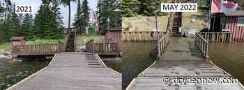 [Photos/Video] Before/After: Flooding on Eagle Lake - DrydenNow.com