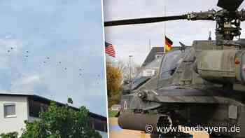 Donnergrollen über Nürnberg: 18 Kampfhubschrauber der US-Army am Himmel - Nordbayern.de