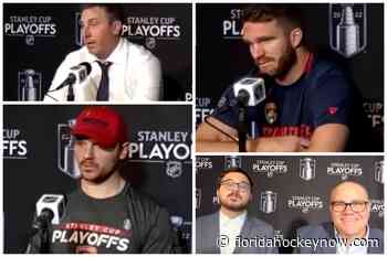WATCH: Solemn Florida Panthers Postgame w/ Huby, Reino & Bruno - Florida Hockey Now