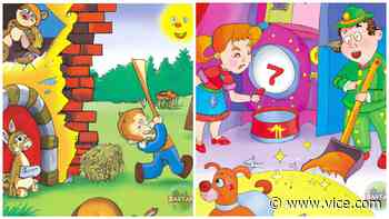 What AI And An Artist Do With Children’s Cartoons