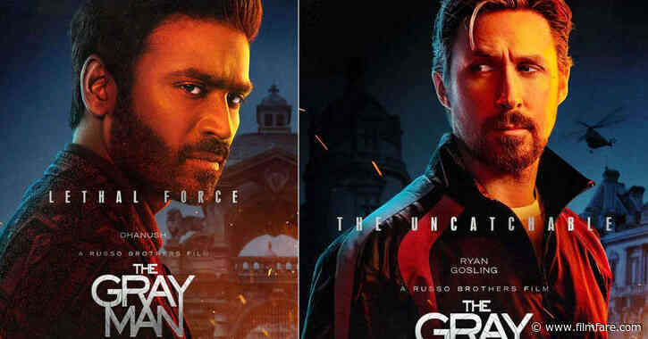 The Gray Man Dhanush Is A Lethal Force In New Posters From The Ryan