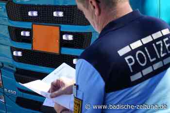 Gefahrgutkontrolle bei Offenburg deckt teils schwere Mängel auf - Offenburg - Badische Zeitung