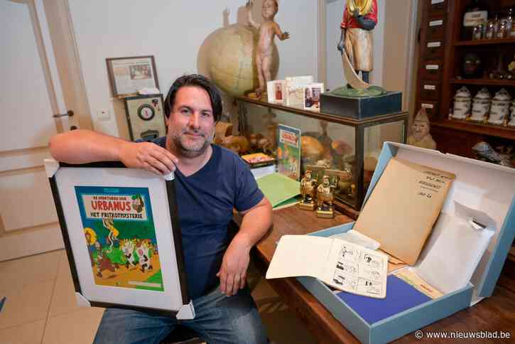 Superverzamelaar Gerry krijgt rolletje in voorlaatste Urbanusstrip: “Toen tekenaar me belde dat hij ging stoppen, dacht ik: eindelijk”