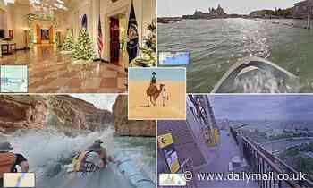 Google Street View's top photos as it turns 15, from the White House at Christmas to Venice canals