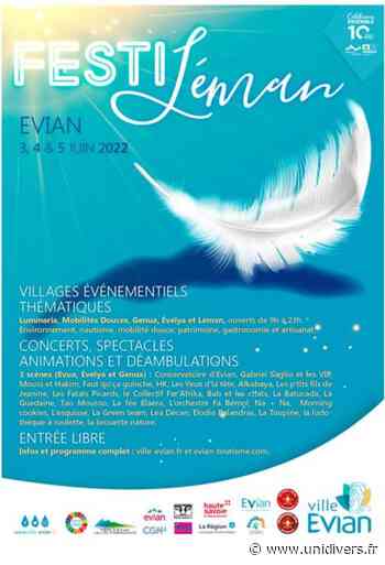 04 juin – HK en concert à Evian-les-Bains (74) pour le Festiléman Festiléman Évian-les-Bains - Unidivers