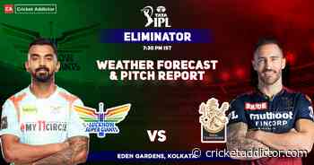 LSG vs RCB: Weather Forecast And Pitch Report of Eden Gardens Stadium in Kolkata- IPL 2022 Eliminator - Cricket Addictor