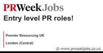 Premier Resourcing UK: Entry level PR roles!