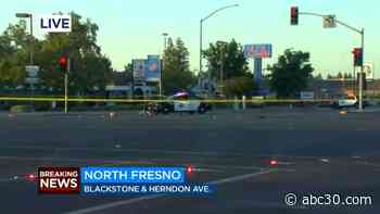 Bicyclist hit by driver in north Fresno; streets blocked off by police