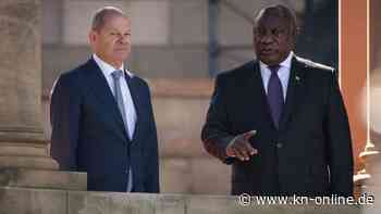 Scholz kündigt weitere deutsche Investitionen in Südafrika an
