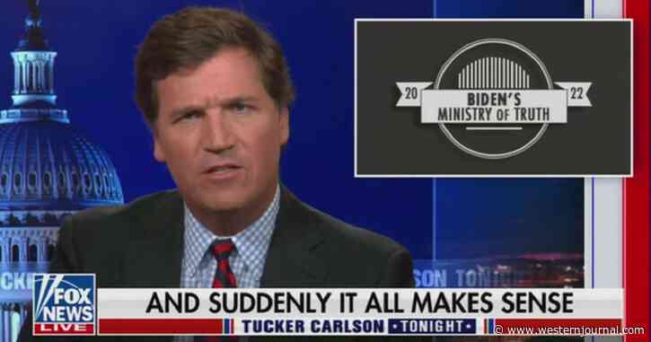 Tucker Levels CNN with One Orwell Quote That Eerily Describes One of Its Top Hosts