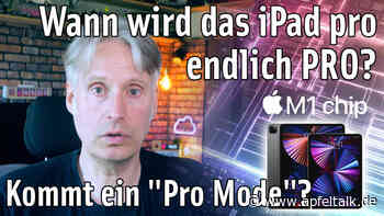 Kommt ein „Pro-Mode“ ins iPad Pro? - Apfeltalk