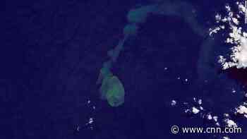 NASA captures eruption of submarine volcano, an unlikely home to 2 shark species