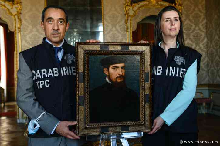 Italian Police Recover Titian Portrait Lost for Nearly Two Decades