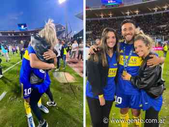 Eduardo Toto Salvio festejó el triunfo de Boca Juniors a los besos con Sol Rinaldi, su nueva novia - Gente