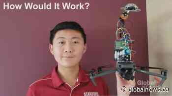 Calgary student receives award at Canada-wide Science Fair for medical drone