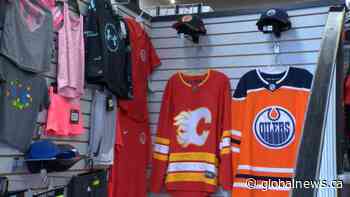 Battle of Alberta between Oilers and Flames providing boost to sports businesses in Saskatoon