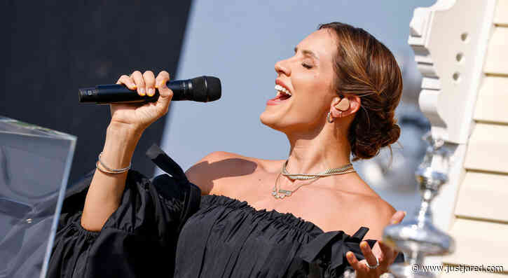 Katharine McPhee Sang the National Anthem at Preakness This Weekend!